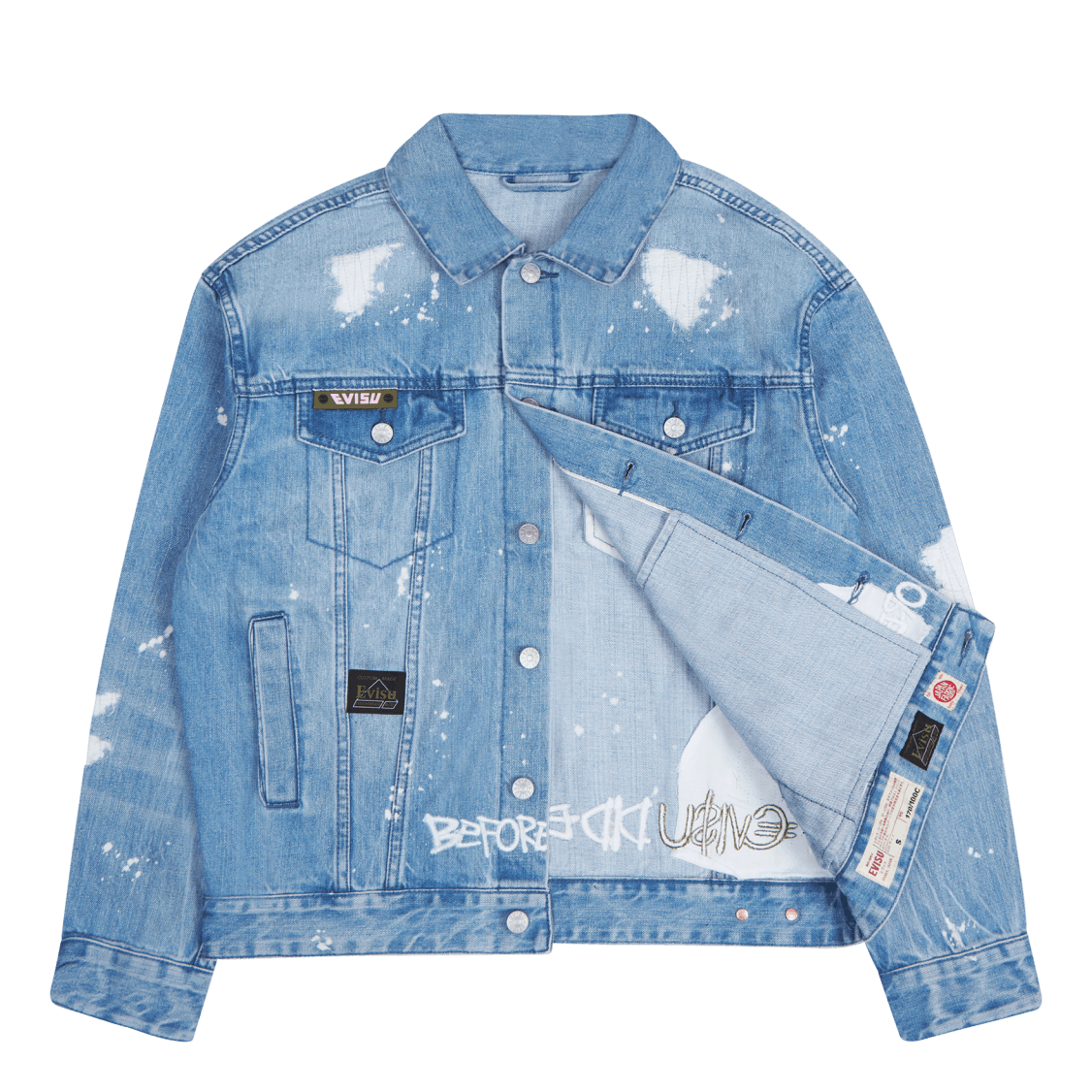 Evisu X Sfera Ebbasta Graffiti Mid Shade Indigo