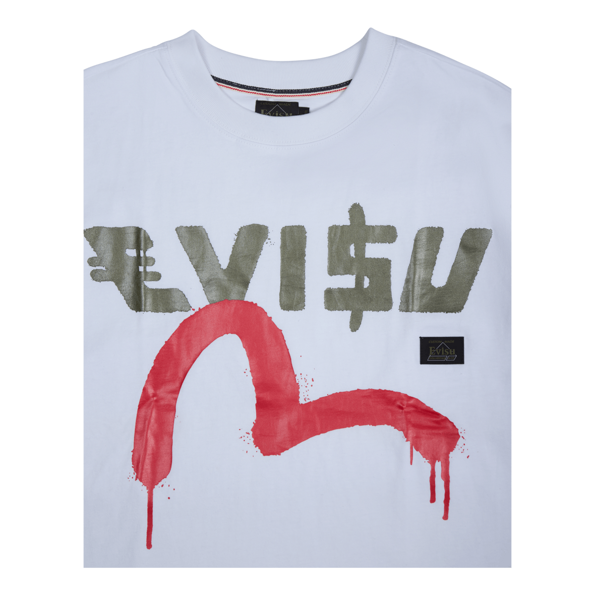 Evisu X Sfera Ebbasta Graffiti White