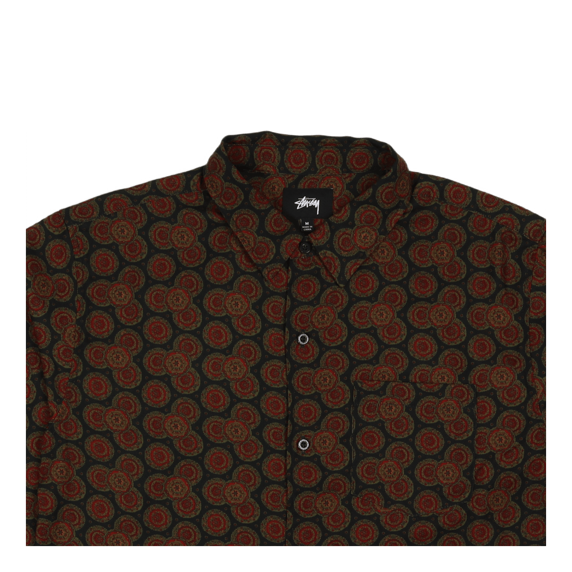 Circle Paisley Shirt Green