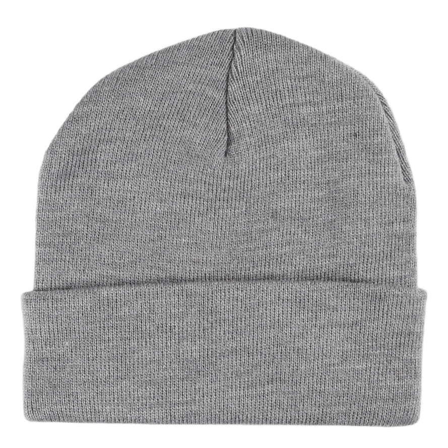 Essentials Box Logo Beanie Grey Heather