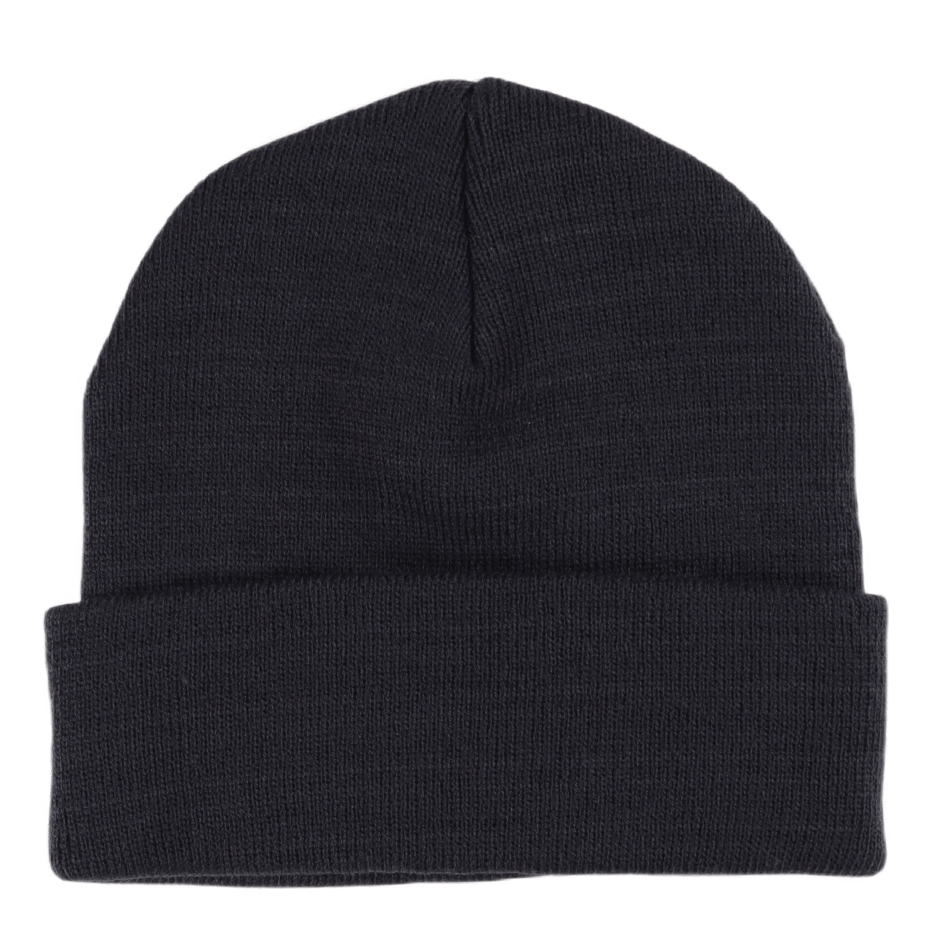 Essentials Box Logo Beanie Navy