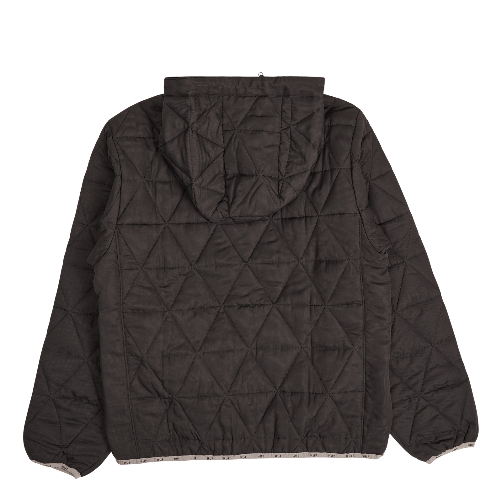 Polygon Quilted Jacket Black