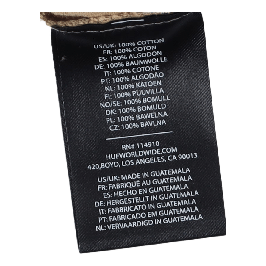 Mess Tiedye L/s Tee Brown