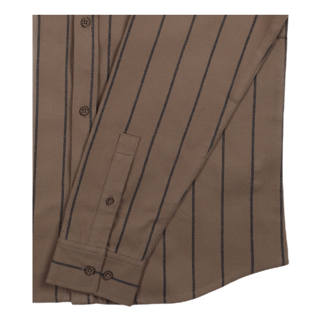 Issue Stripe Flannel Walnut