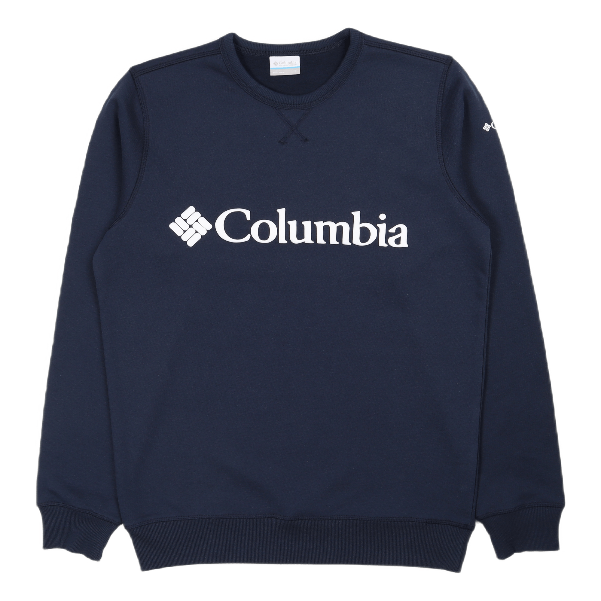 M Columbia™ Logo Fleece Crew Collegiate Navy