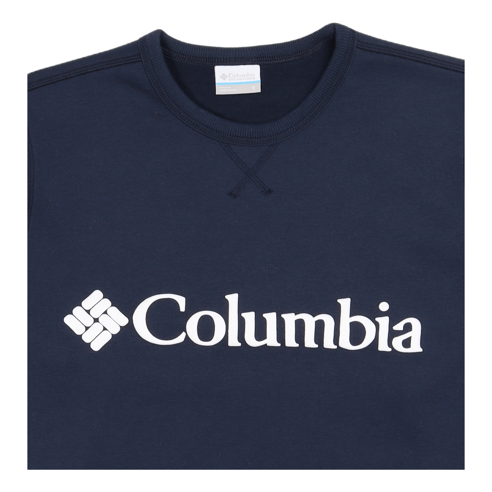 M Columbia™ Logo Fleece Crew Collegiate Navy