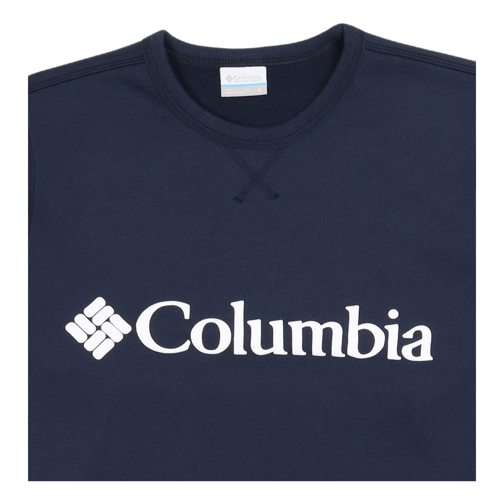 M Columbia™ Logo Fleece Crew Collegiate Navy