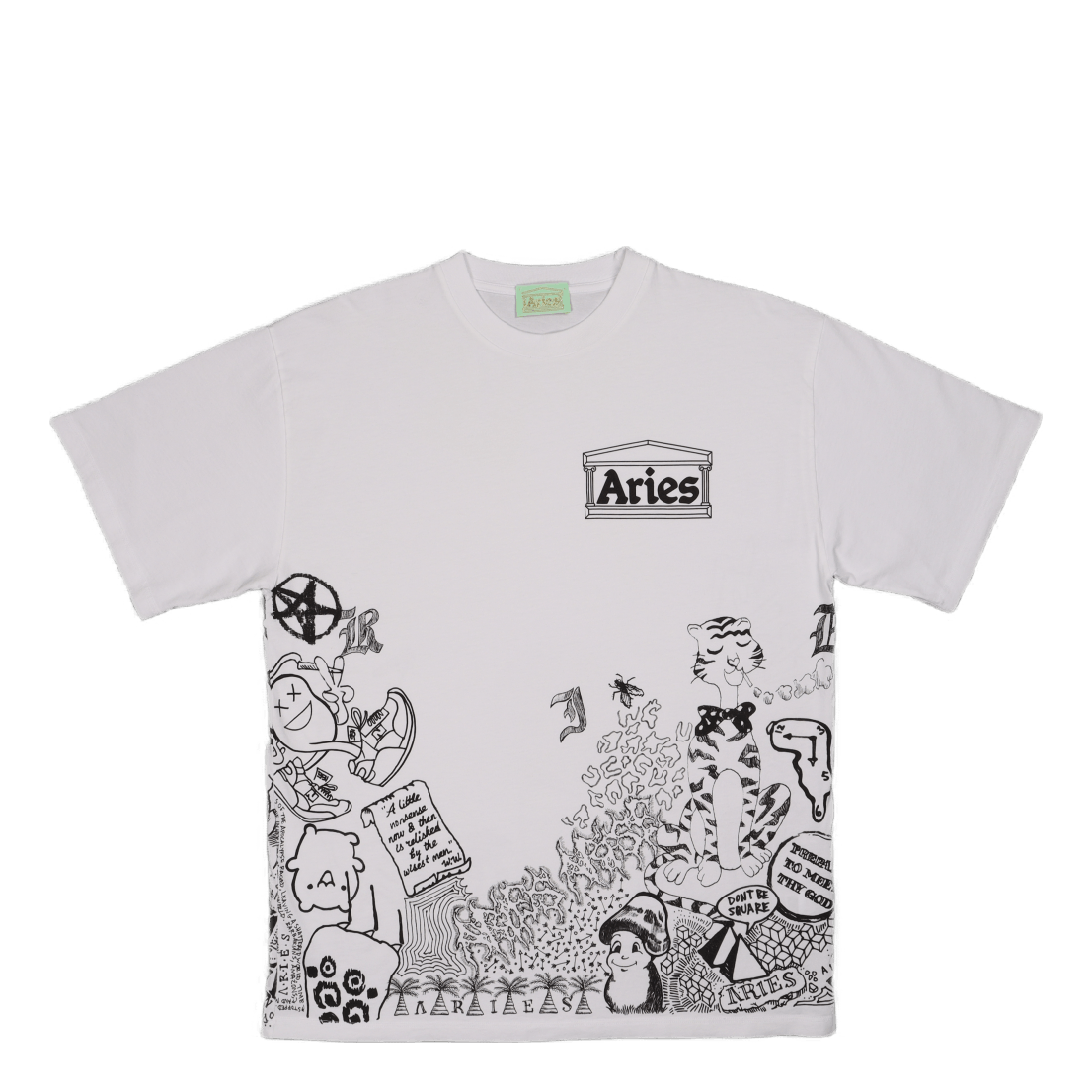 Doodle Ss Tee White