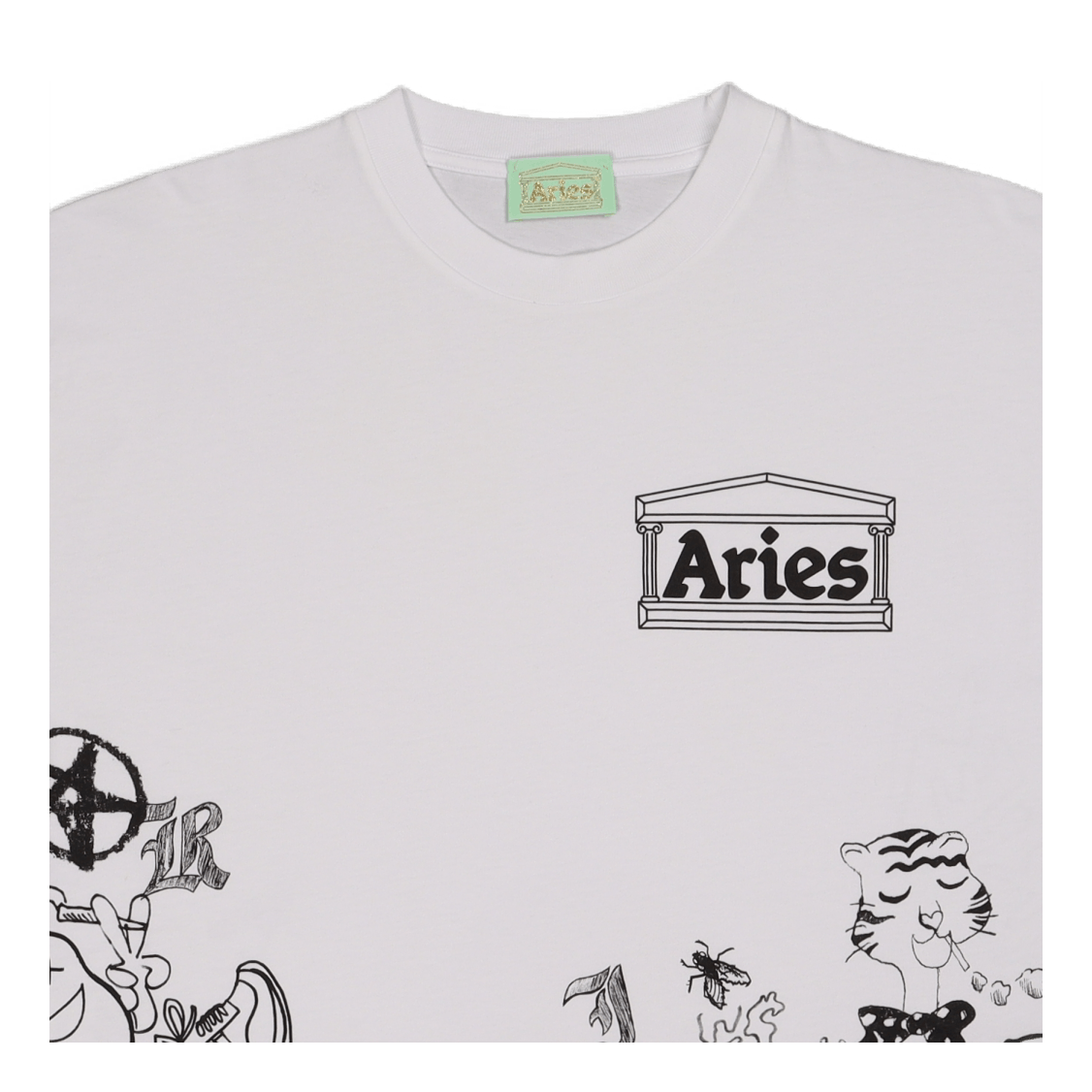 Doodle Ss Tee White