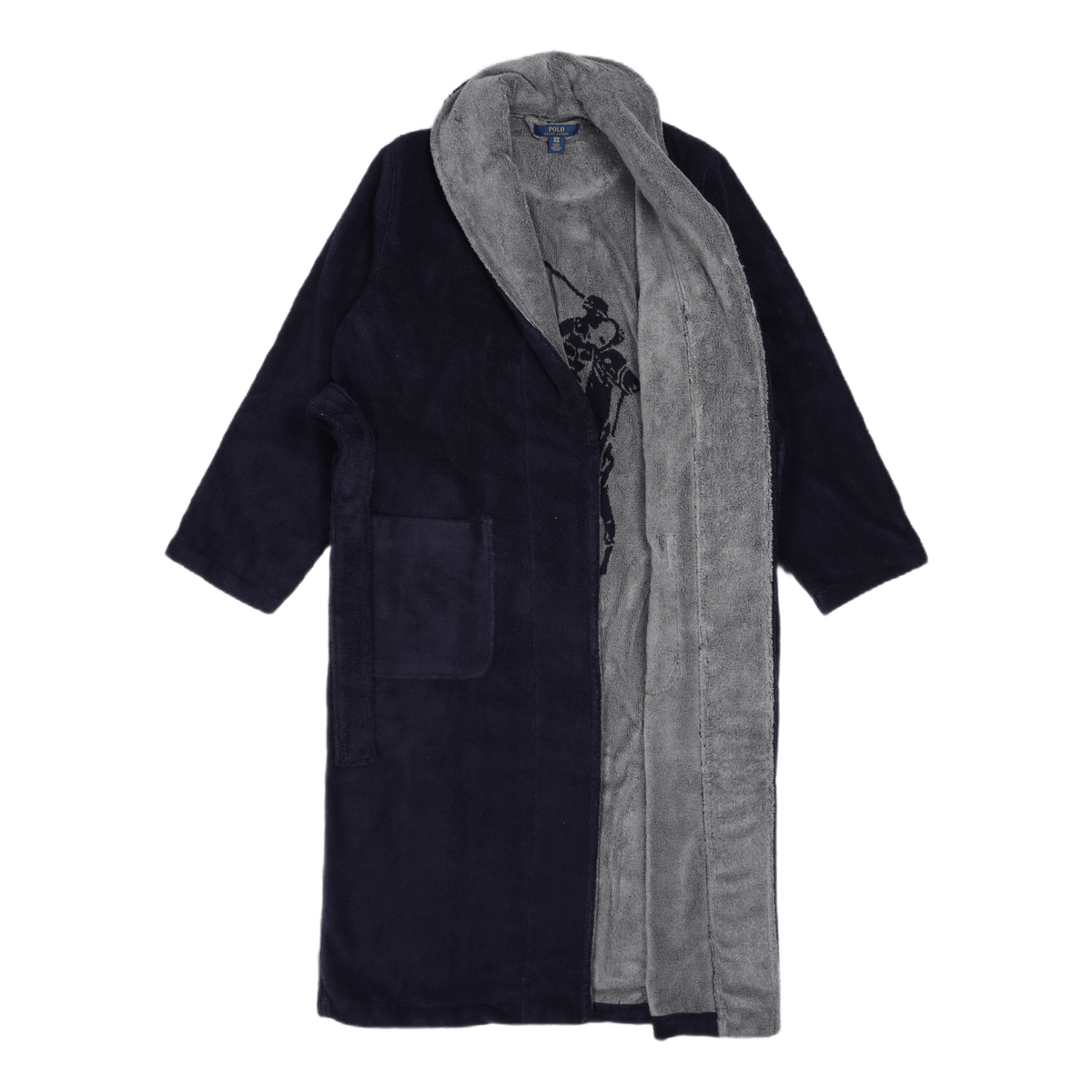 Cotton Terry Robe Cruise Navy Nevis Pp