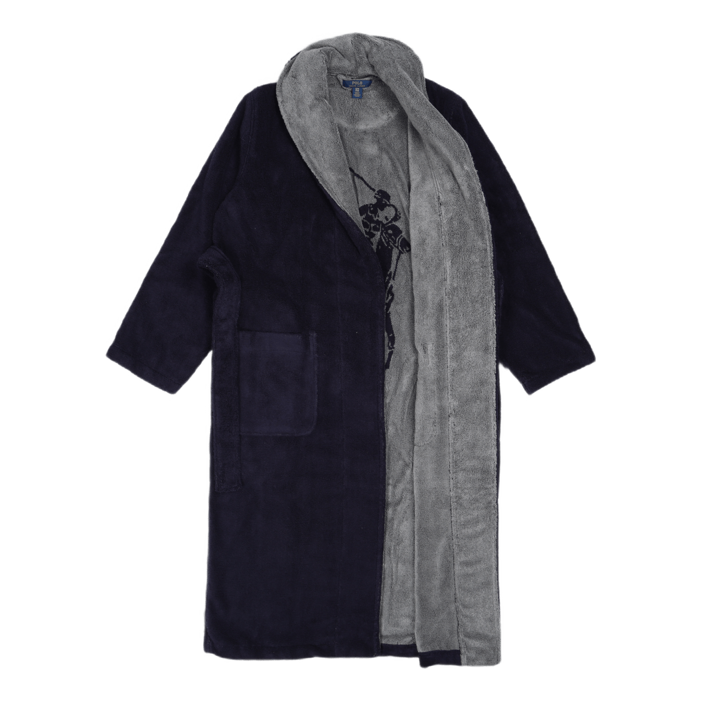 Cotton Terry Robe Cruise Navy Nevis Pp