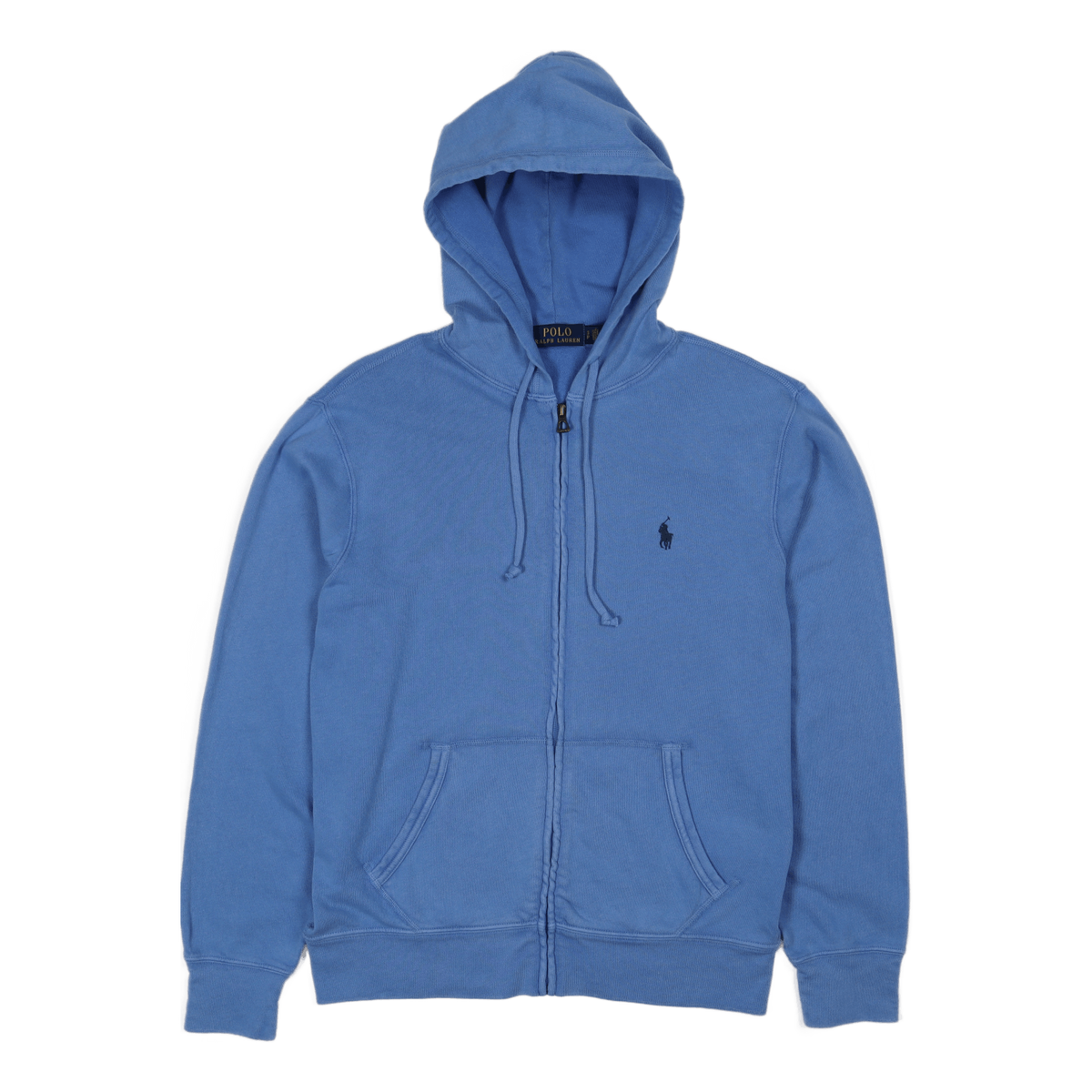 Spa Terry Full-Zip Hoodie Harbor Island Blue