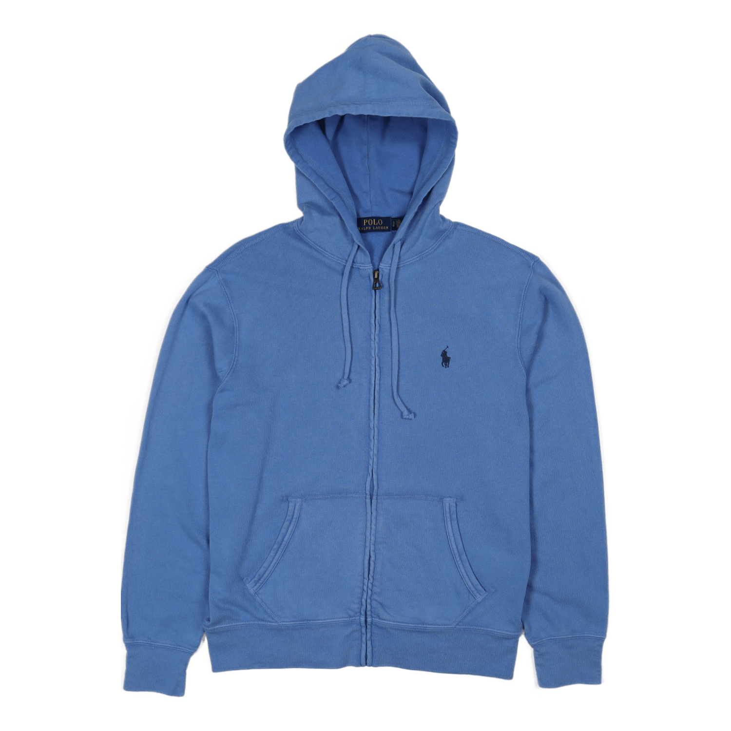 Spa Terry Full-Zip Hoodie Harbor Island Blue