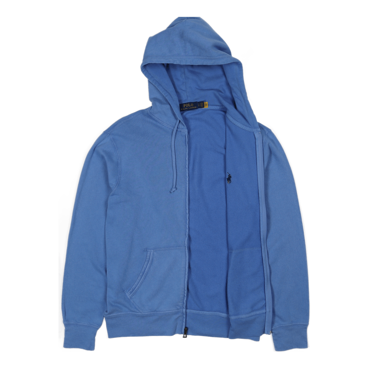 Spa Terry Full-Zip Hoodie Harbor Island Blue