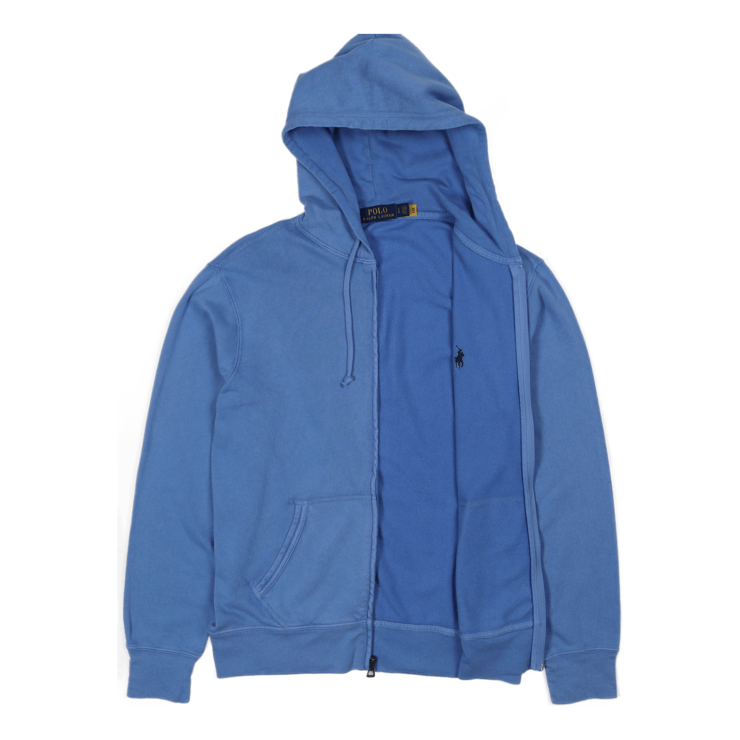 Spa Terry Full-Zip Hoodie Harbor Island Blue