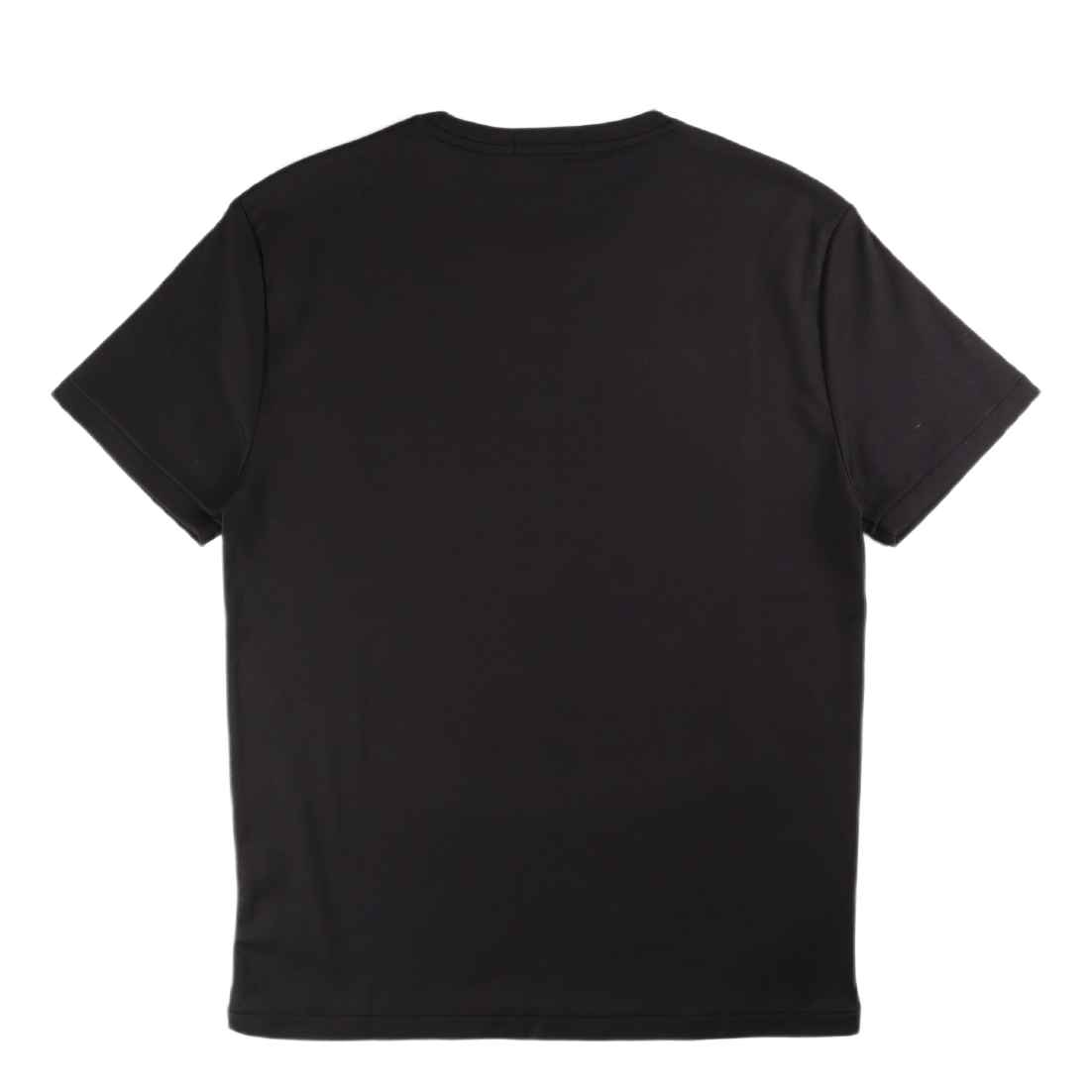 Custom Slim Fit Soft Cotton T-Shirt Polo Black
