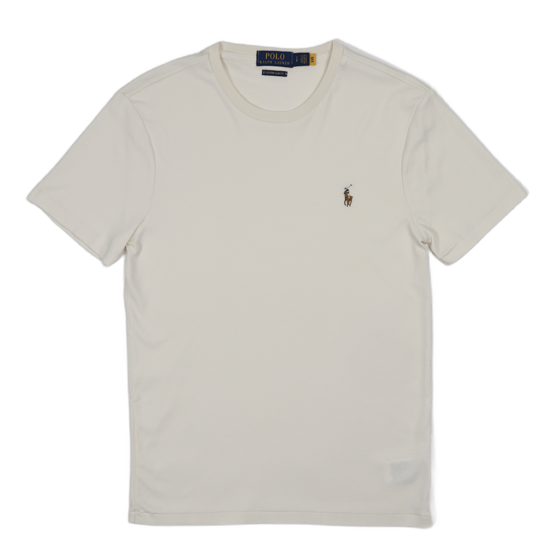 Custom Slim Fit Soft Cotton T-Shirt Antique Cream