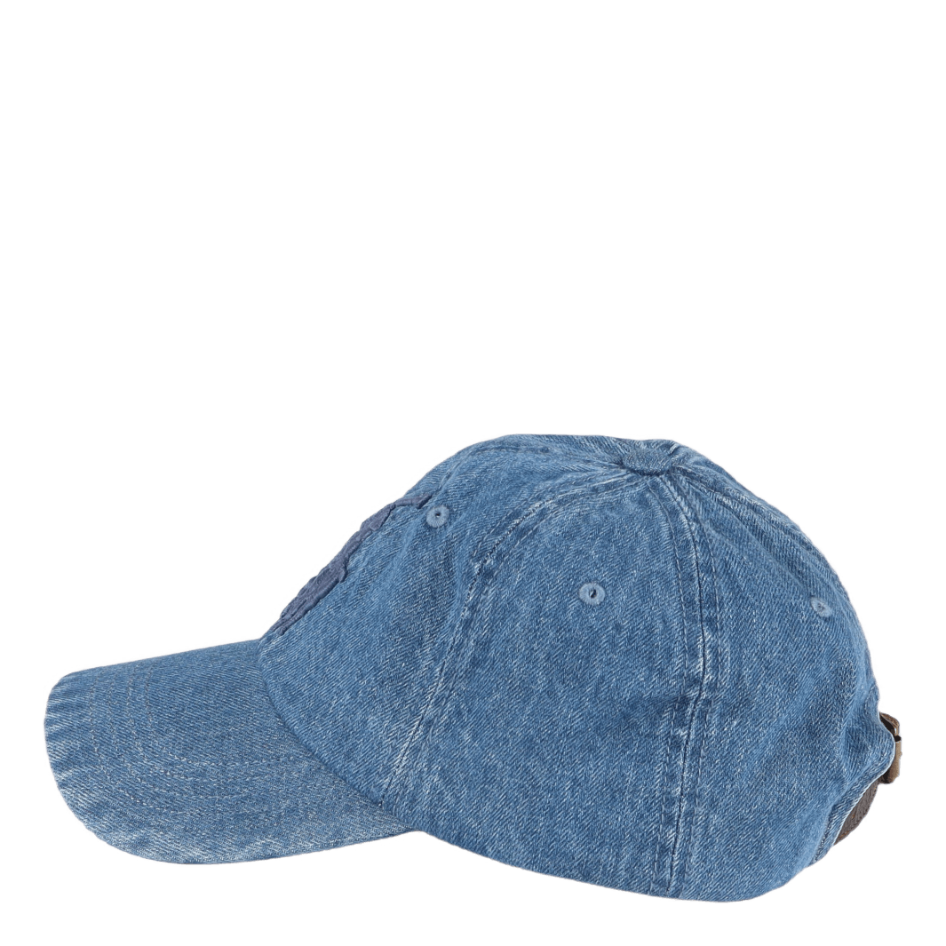 Big Pony Denim Ball Cap Medium Wash