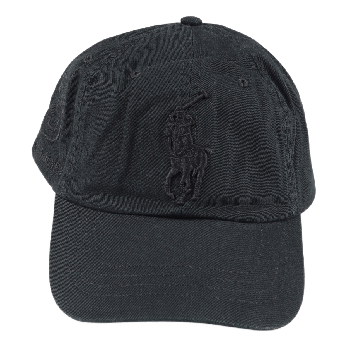 Big Pony Twill Ball Cap Black/Black