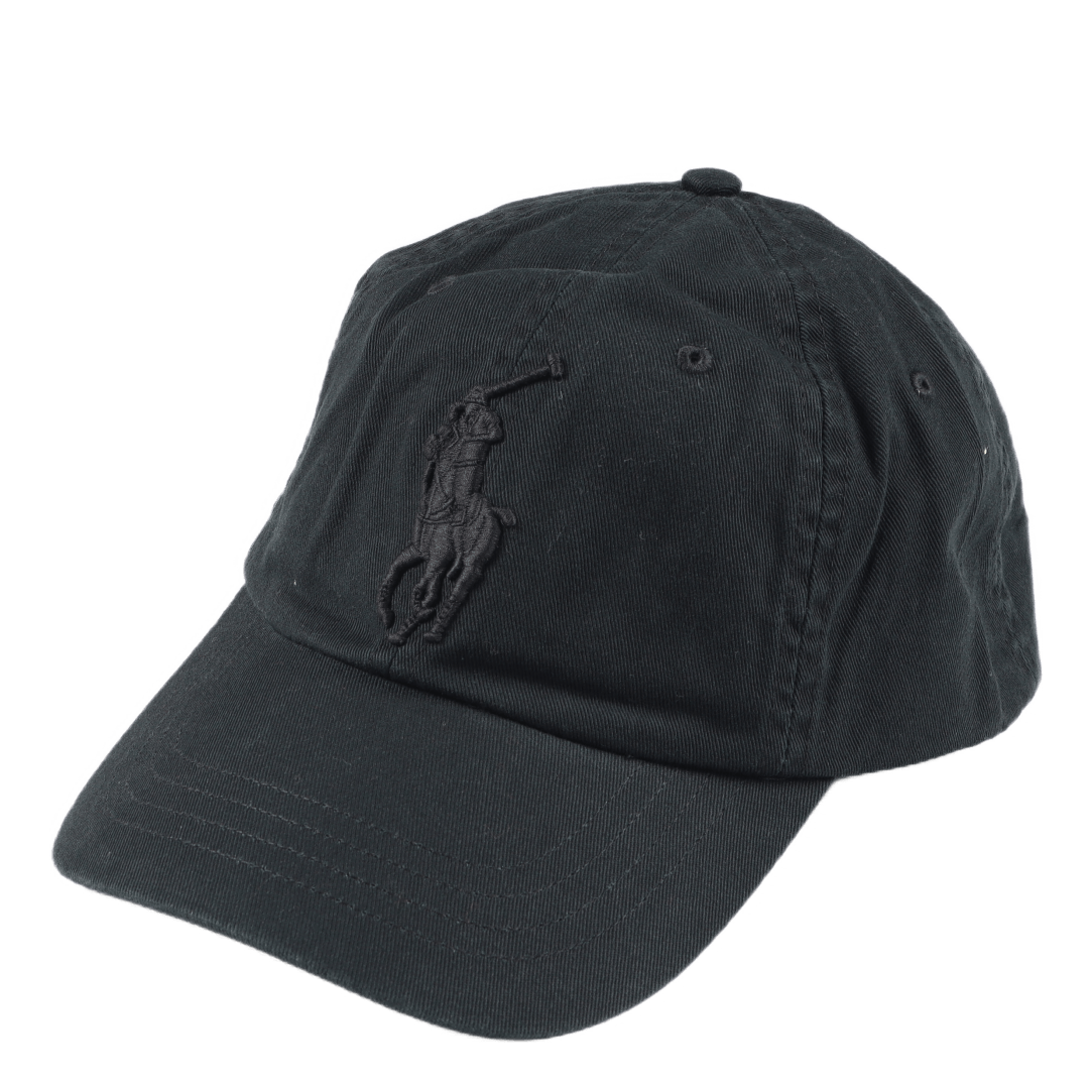 Big Pony Twill Ball Cap Black/Black