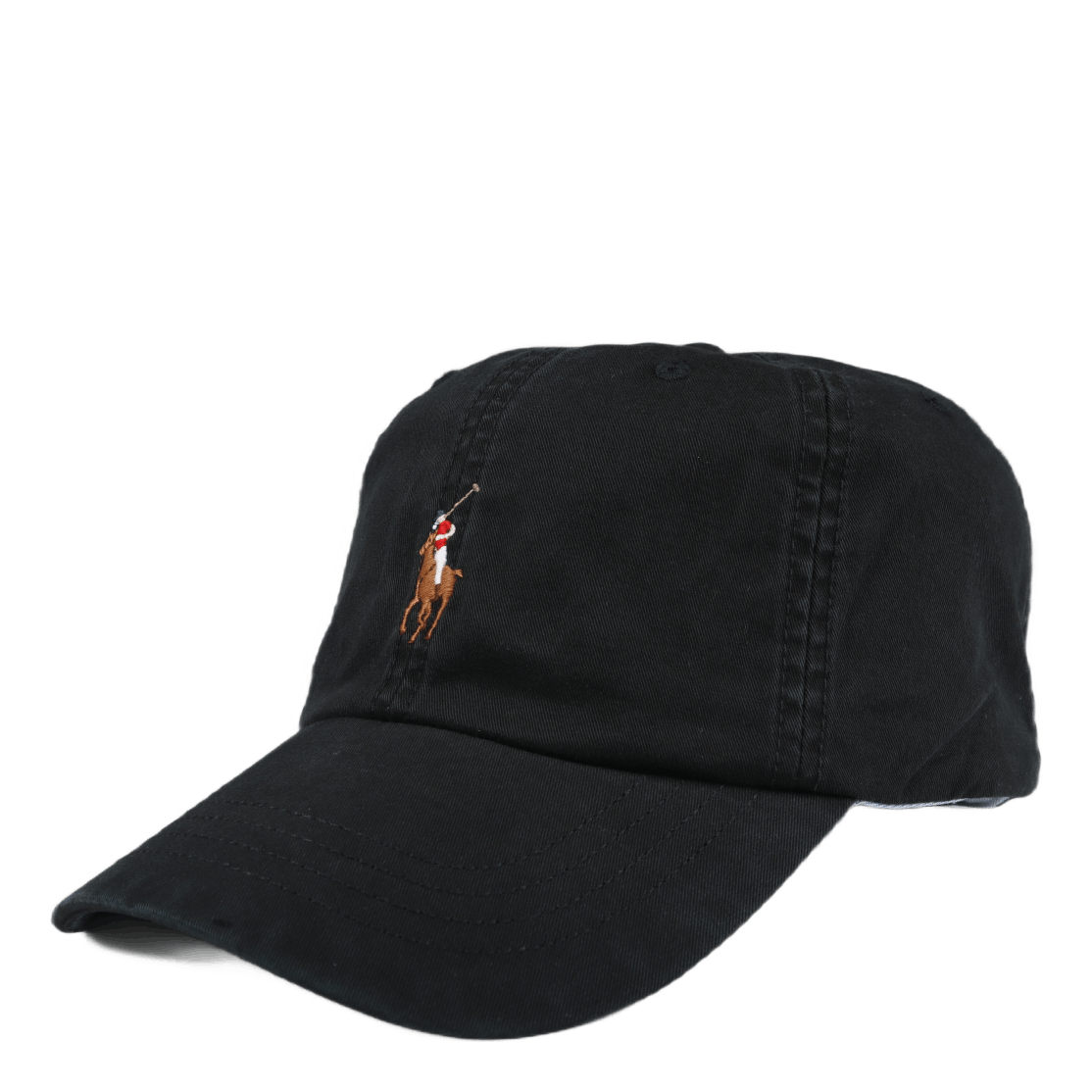 Stretch Cotton Ball Cap Polo Black