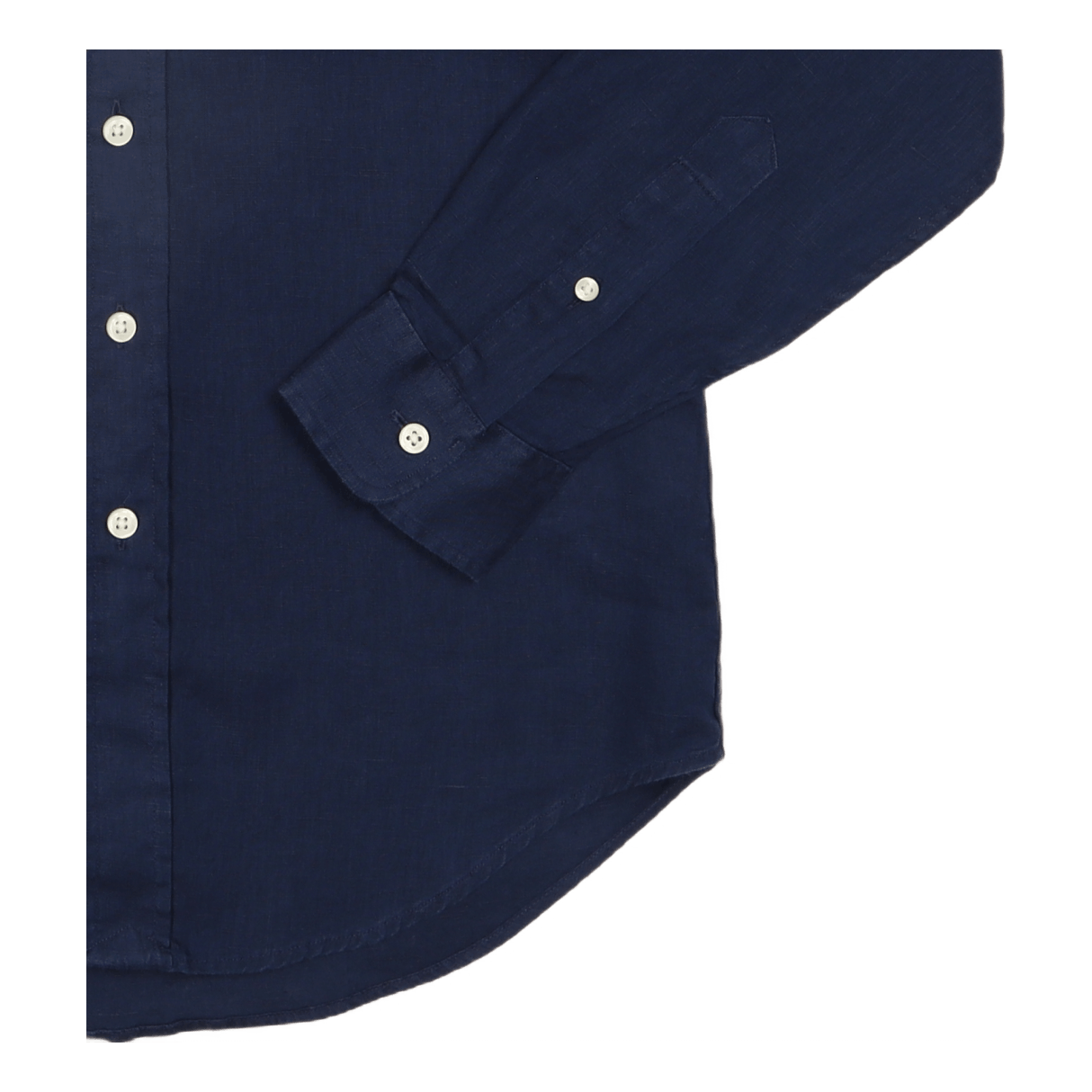 Custom Fit Linen Shirt Newport Navy