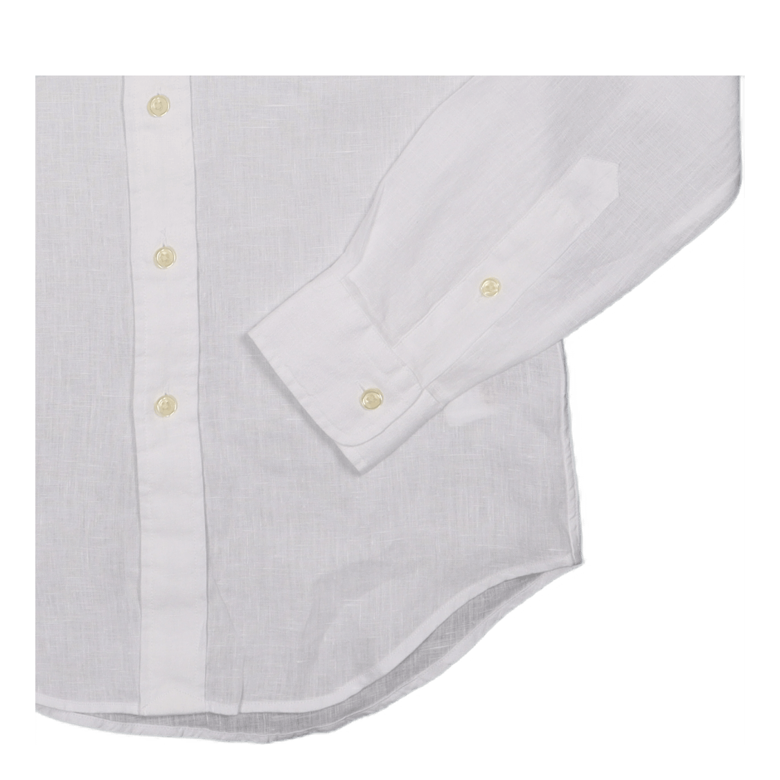 Custom Fit Linen Shirt White