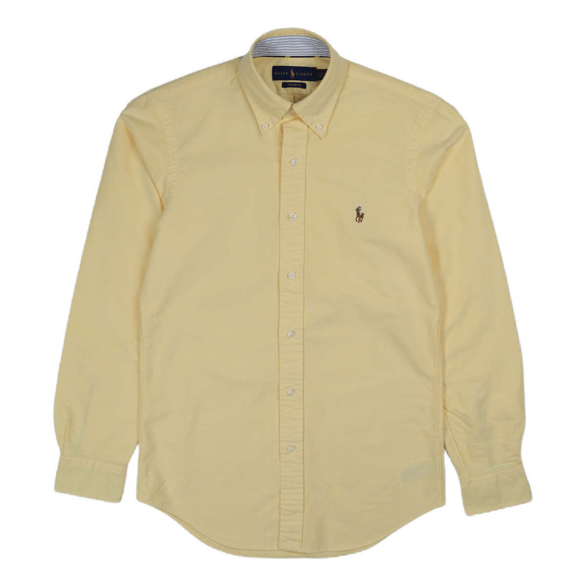 Custom Fit Oxford Shirt Yellow Oxford