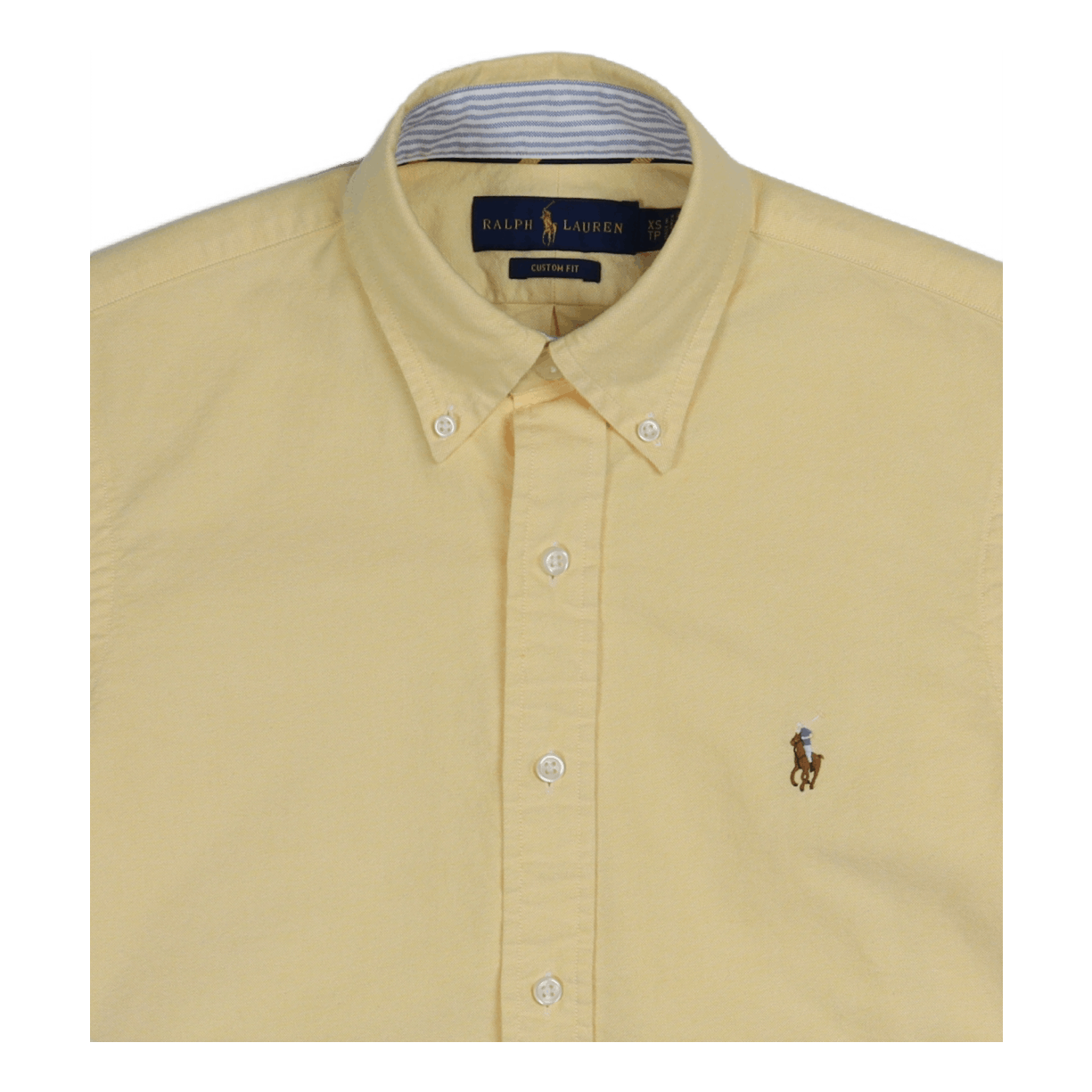 Custom Fit Oxford Shirt Yellow Oxford