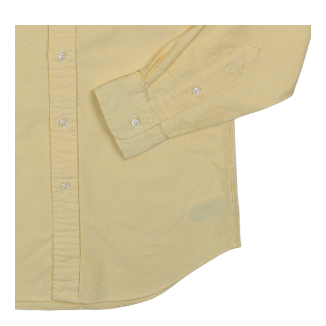 Custom Fit Oxford Shirt Yellow Oxford