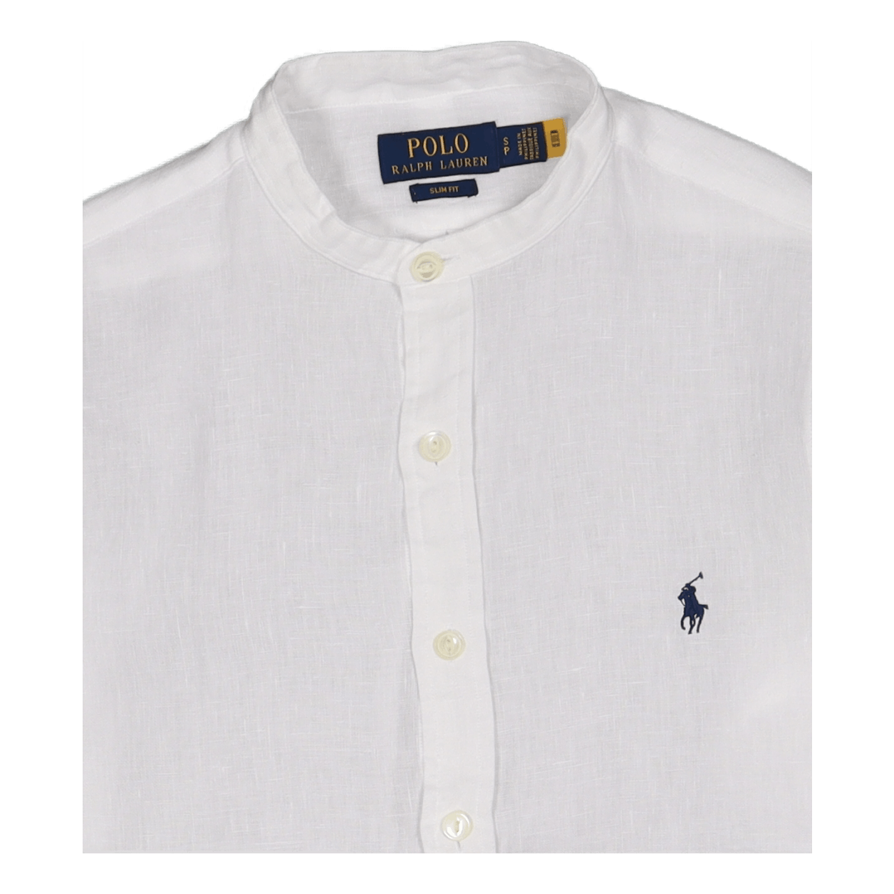 Slim Fit Linen Shirt White