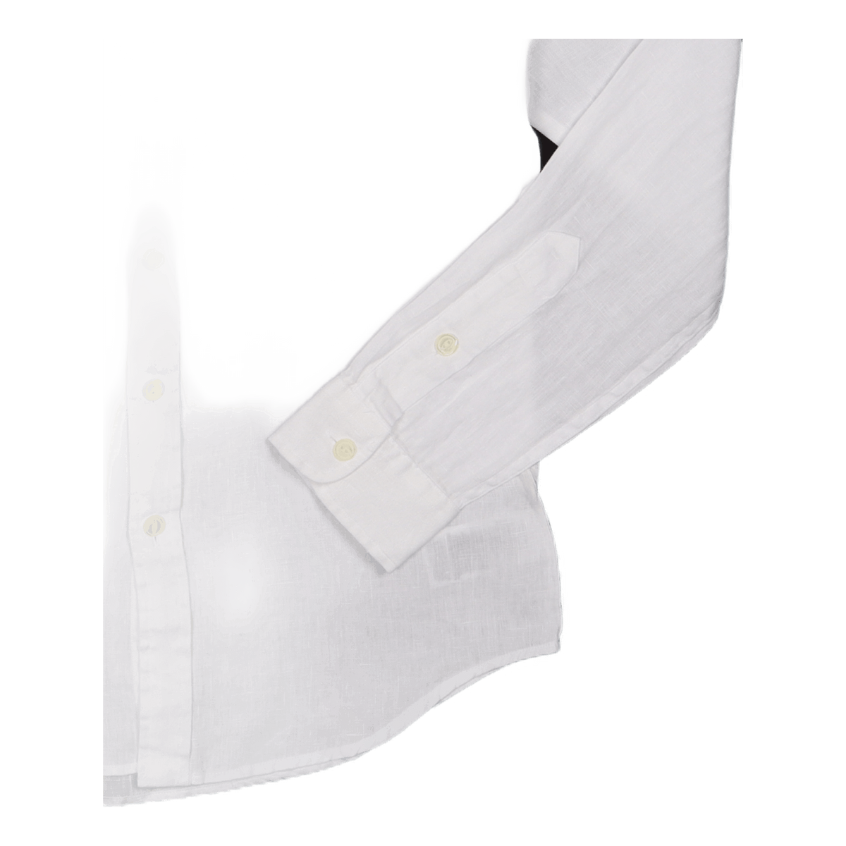 Slim Fit Linen Shirt White