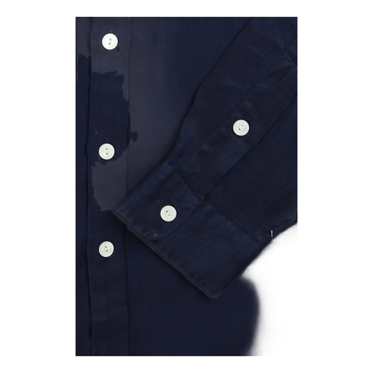 Slim Fit Linen Shirt Newport Navy
