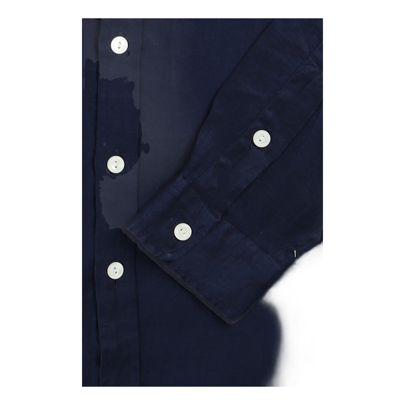 Slim Fit Linen Shirt Newport Navy