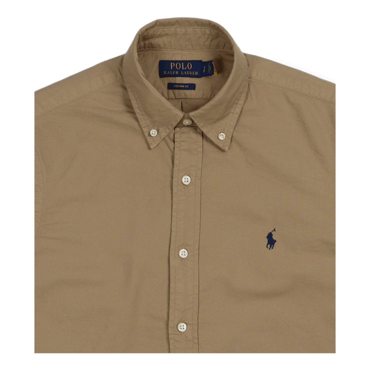 Custom Fit Garment-Dyed Oxford Shirt Surrey Tan