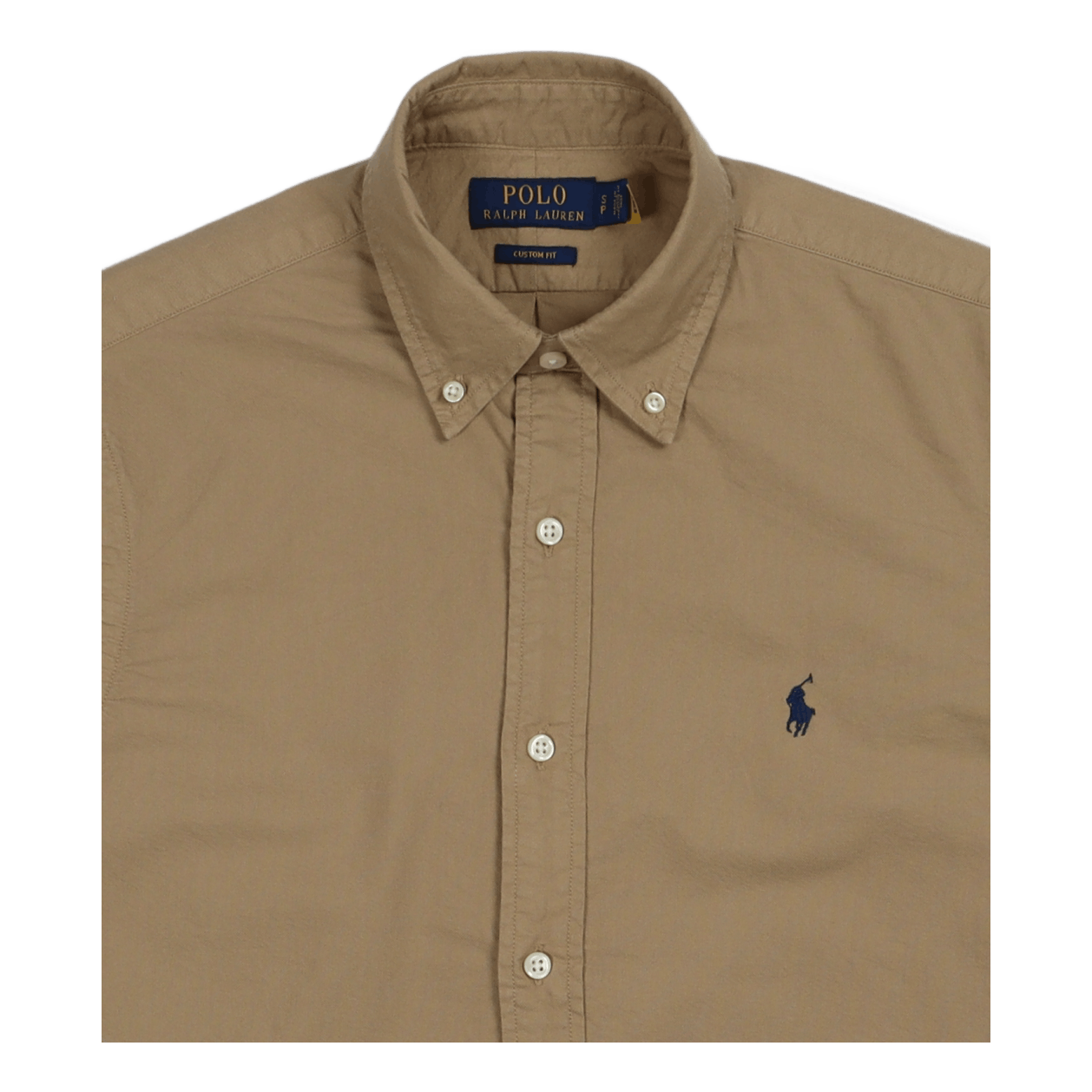 Custom Fit Garment-Dyed Oxford Shirt Surrey Tan