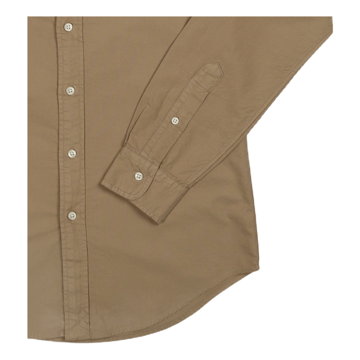 Custom Fit Garment-Dyed Oxford Shirt Surrey Tan