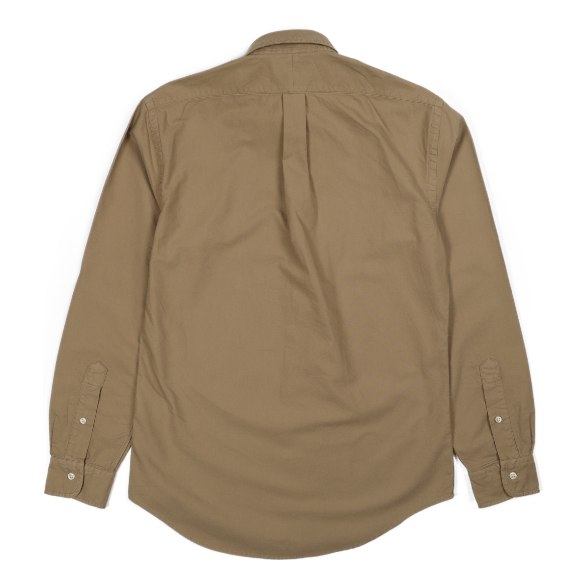 Custom Fit Garment-Dyed Oxford Shirt Surrey Tan