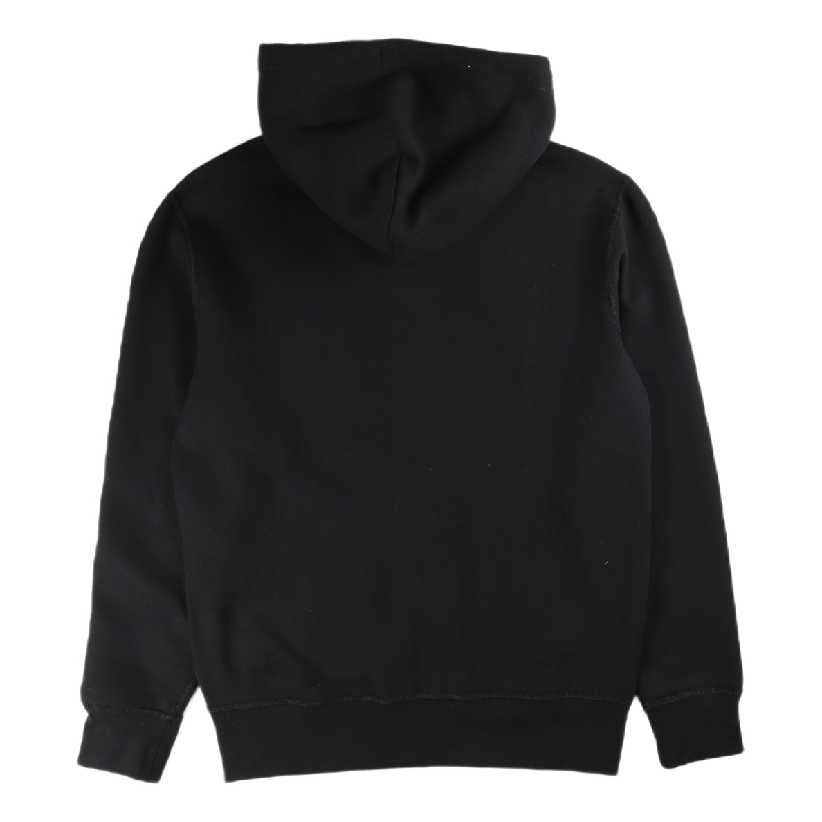 The RL Fleece Hoodie Polo Black