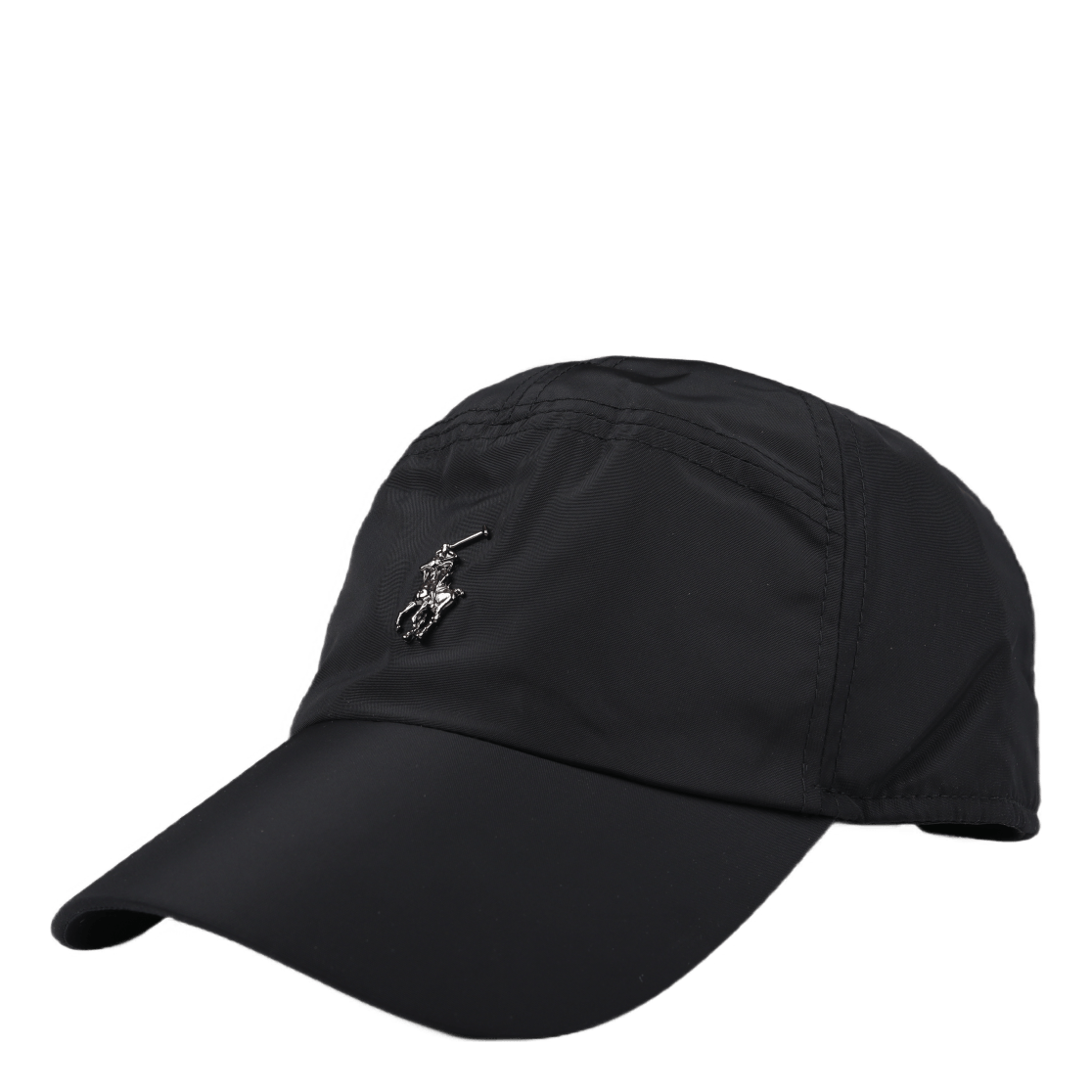 Pony-Plaque Commuter Cap Polo Black