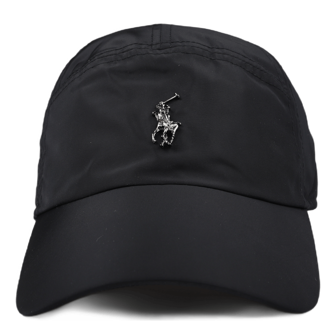 Pony-Plaque Commuter Cap Polo Black