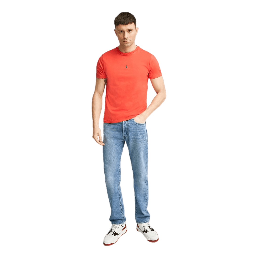 Polo Ralph Lauren Custom Slim Fit Jersey Crewneck T-Shirt