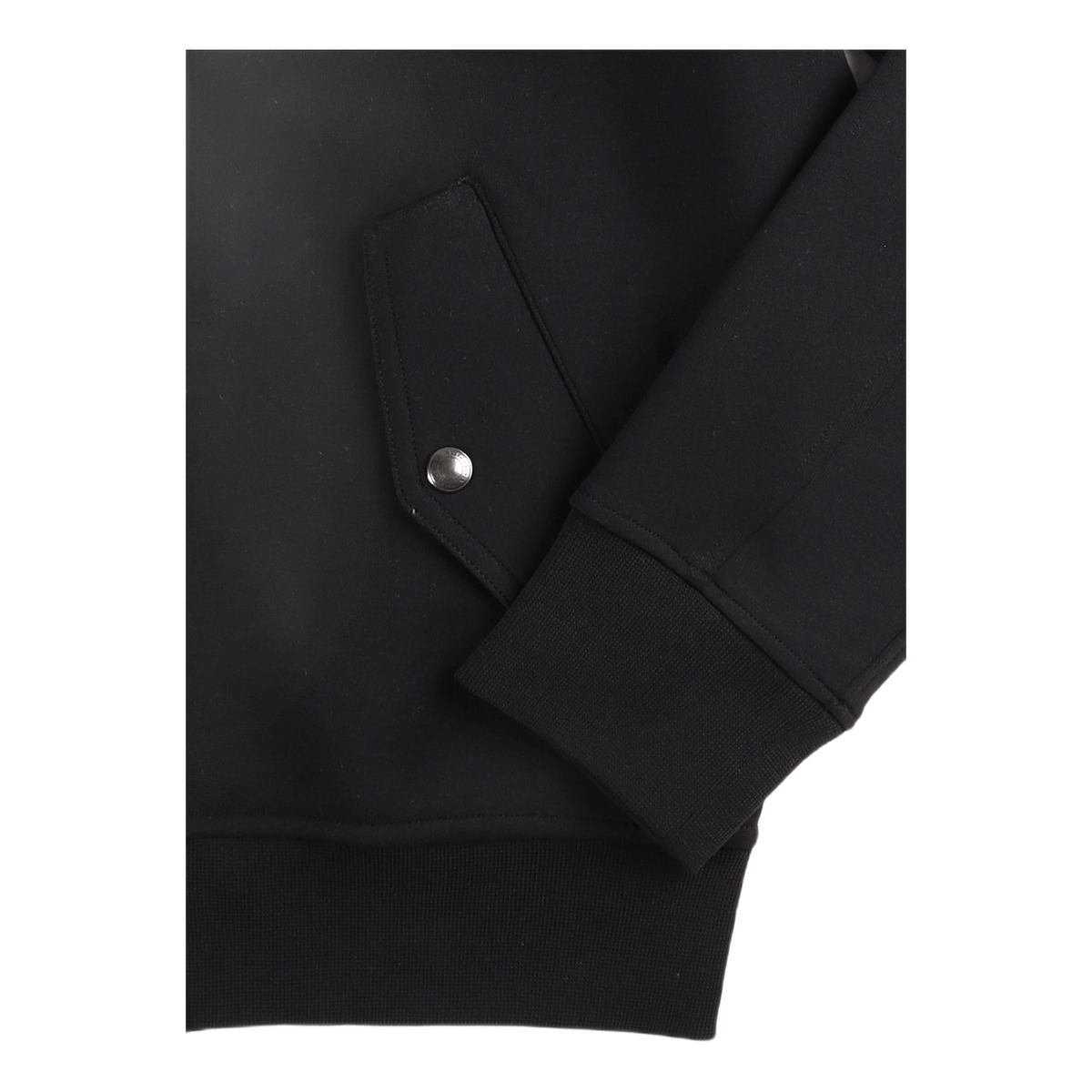 Double-Knit Bomber Jacket Polo Black