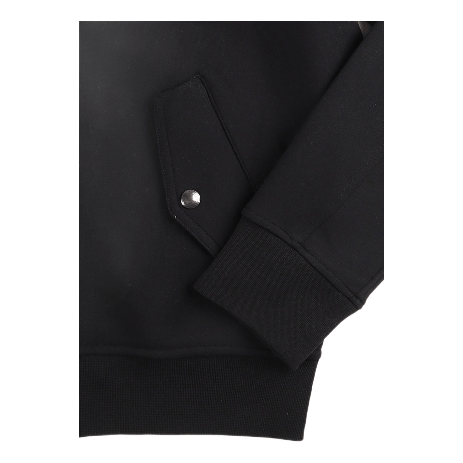 Double-Knit Bomber Jacket Polo Black