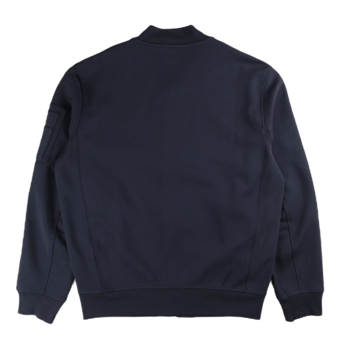 Double-Knit Bomber Jacket Aviator Navy