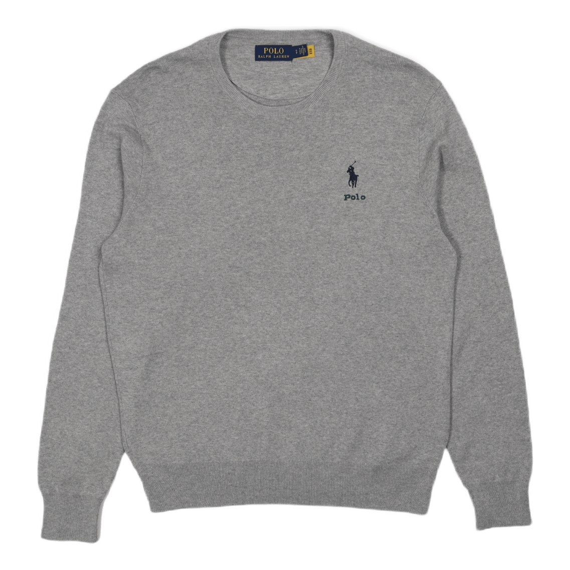 Cotton Crewneck Sweater Andover Heather