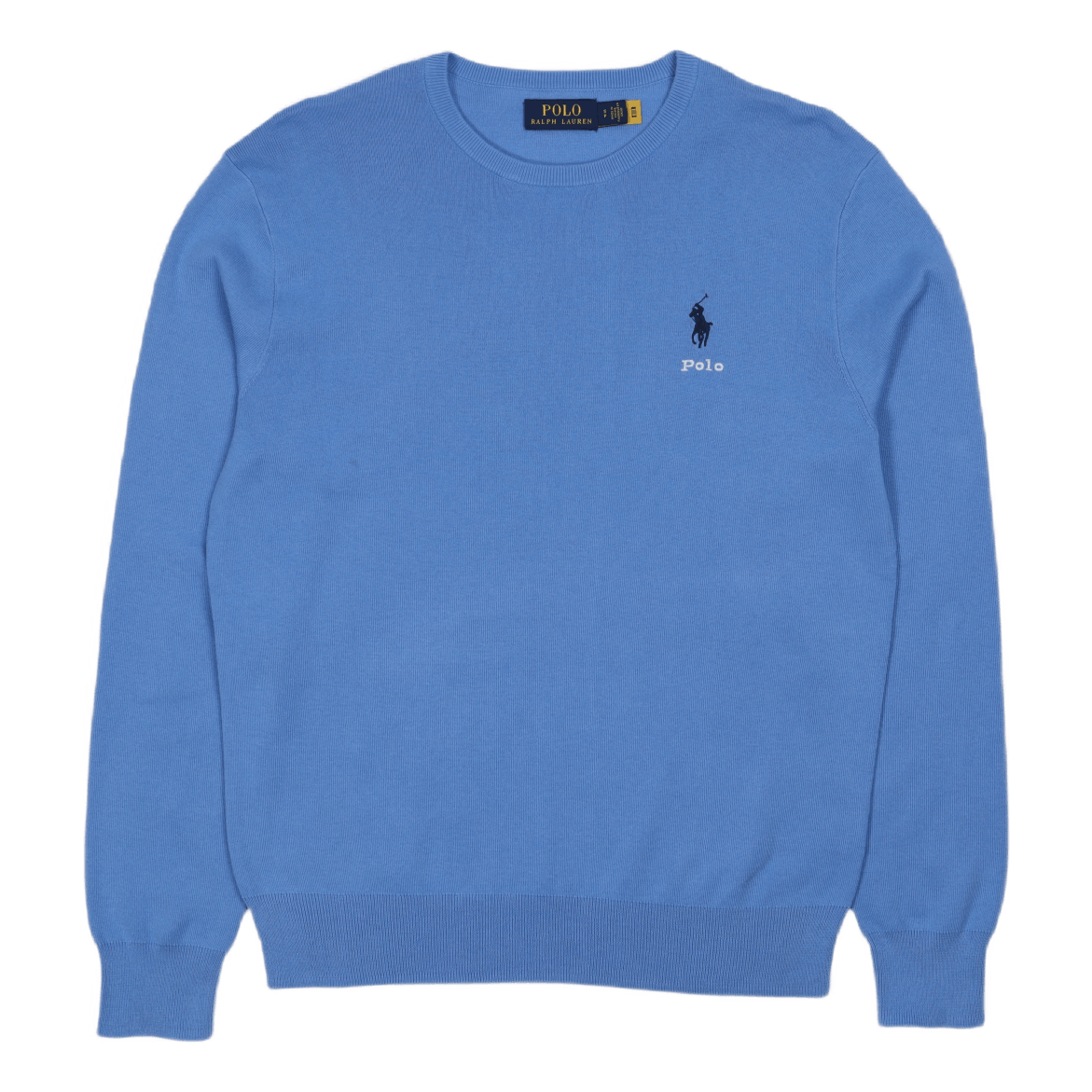 Cotton Crewneck Sweater Harbor Island Blue