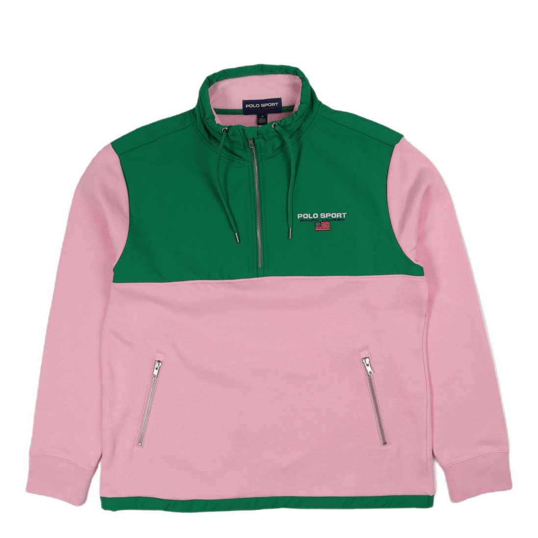 Polo Sport Hybrid Sweatshirt Carmel Pink/Cruise Green