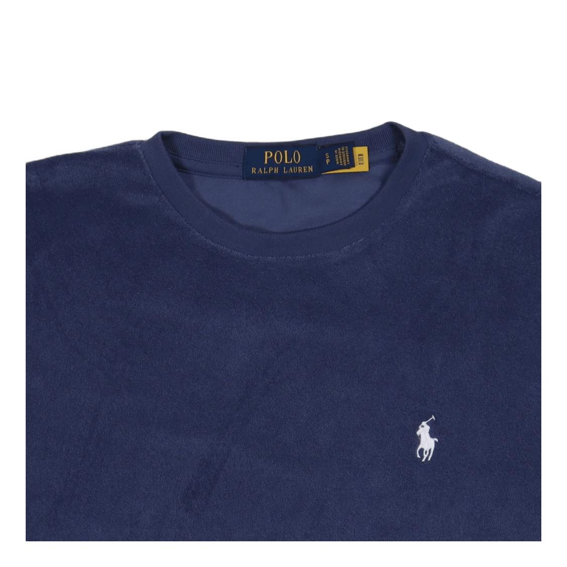 Classic Fit Terry T-Shirt Light Navy