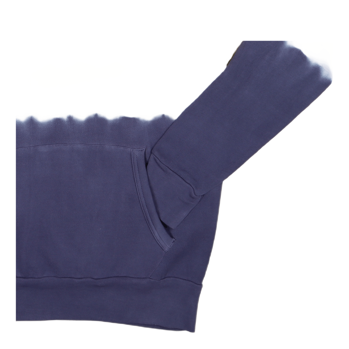 Tie-Dye Fleece Hoodie Bright Signal Orange Multi